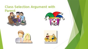 Preview of Editable Class Selection Argument with Parent Role Play