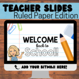 Class Slides | Classroom Management | Digital Class Slides