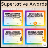 Class Superlative Awards - End of Year - Animal Themed