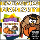 Class Thanksgiving Party | Digital Thanksgiving and Fall G