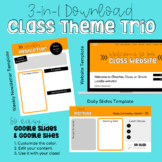 Class Theme Trio [3-in-1 Download] - Website, Newsletter, 