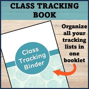 Preview of Class Tracking Binder | EDITABLE