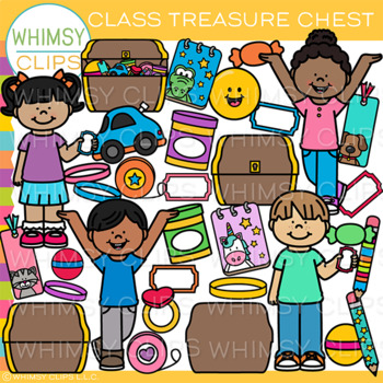 classroom treasure box clip art