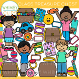 Happy School Kids Class Treasure Chest Clip Art - Class Re