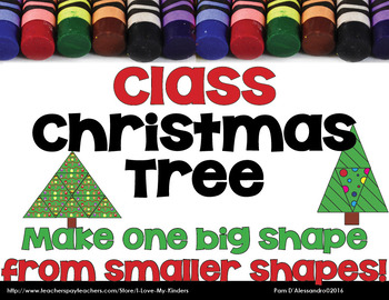 Preview of Class Triangle Christmas Tree Geometry Project!