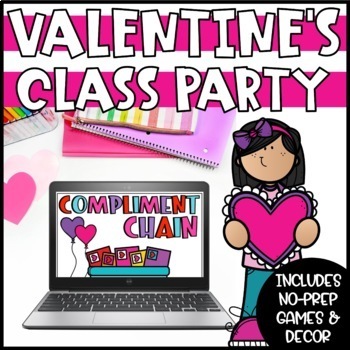 Preview of Class Valentines Day Party |  Digital Valentines Games and Activities