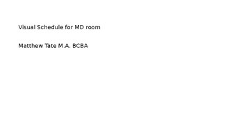 Preview of Class Visual Schedule for Special Education Teachers