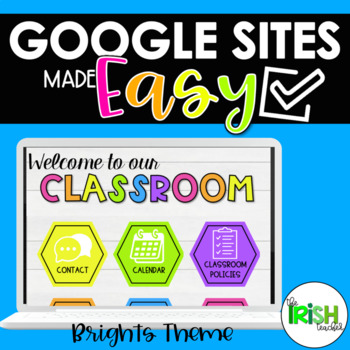 Preview of Class Website Elements & Tutorial for Google Sites - Back to School Forms