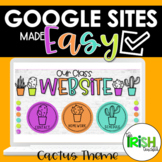 Class Website Elements & Tutorial for Google Sites - Back 
