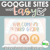 Class Website Elements & Tutorial for Google Sites - Back 