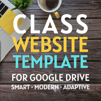 Preview of Class Website Template for Google Sites