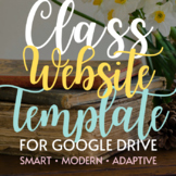 Class Website Template for Google Sites