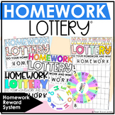 Class Work and Homework Reward System┃Homework Lottery
