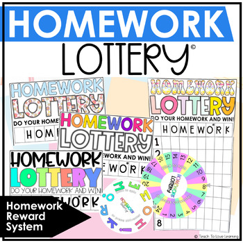Preview of Homework Reward System┃Homework Lottery ©