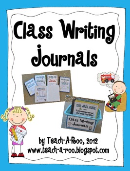 Preview of Class Writing Journals (Whole Class Writing Journals)