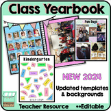 Class Yearbook | Template for Classroom Memory Book | Easy