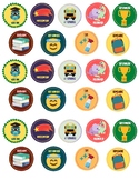 Class achievement badges/pins, stickers or incentives