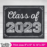 Class of 2023, Last day of school, HS Senior, Chalkboard S