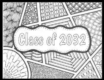 class of 2022 coloring pages