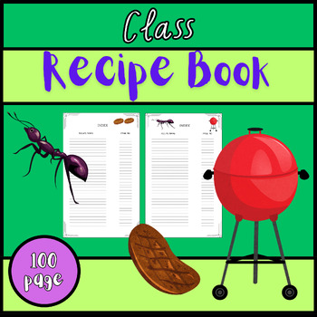 Preview of Class recipe book: A Fun Project