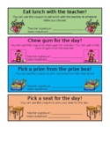 Class reward coupons PDF