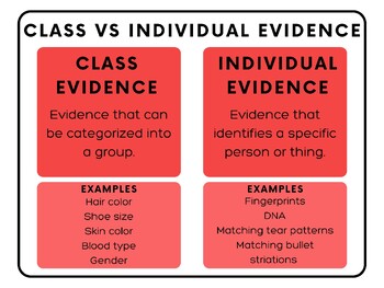 Preview of Class vs. Individual Evidence Poster