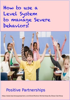 Preview of Class-wide Behavior Management System (Severe Behaviors)-with Level System