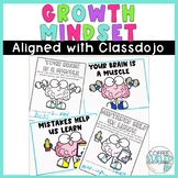ClassDojo Aligned Growth Mindset Worksheets and Posters
