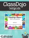 ClassDojo Certificate