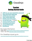 ClassDojo Getting Started Guide for Teachers