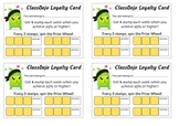 ClassDojo Loyalty/Punch Card for Rewards (pdf)