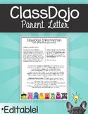 ClassDojo Parent Letter