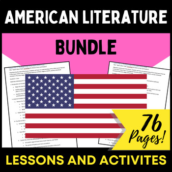 Preview of Classic American Literature Mega Bundle - Lessons, Activities and Quizzes
