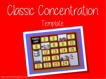 Preview of Classic Concentration Game | PowerPoint Template