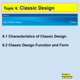 Classic Design Theory IB DP DT Topic 6