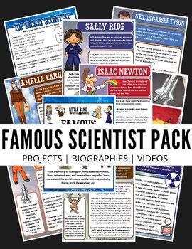 Preview of Classic Famous Scientists and Engineers Pack