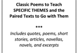 Classic Poems to Teach Specific Themes and the Paired-Text