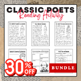 Classic Poets - Reading Activity Pack Bundle | National Po