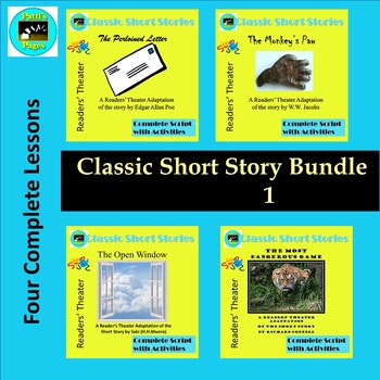 Preview of Classic Short Story Scripts for Easy Reading Bundle 1