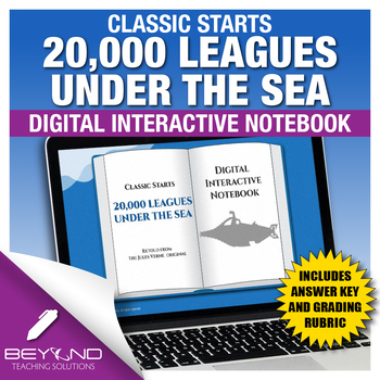 Preview of Classic Starts 20,000 Leagues Under the Sea Digital Interactive Notebook