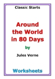Classic Starts "Around the World in 80 Days" worksheets