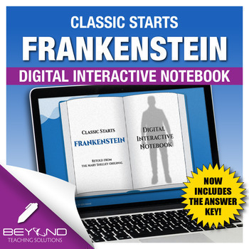 Preview of Classic Starts Frankenstein Digital Interactive Notebook