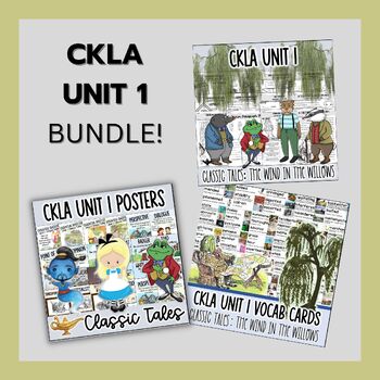 Preview of Classic Tales CKLA Unit 1 BUNDLE!