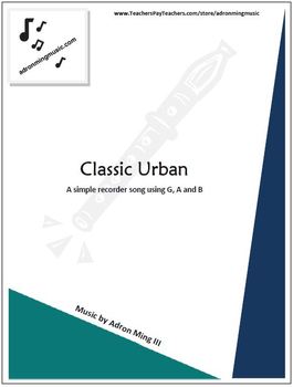 Preview of "Classic Urban" Recorder Music with Fun Background Track