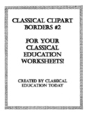 Classical Borders Clipart Freebie -- Greek Key and More -- Set 2