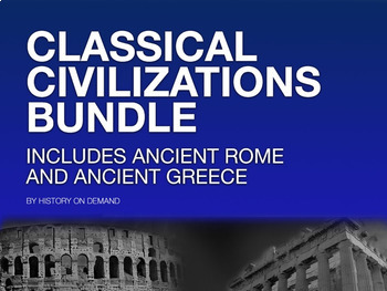 Preview of Ancient Greece and Rome Super Bundle - 6 PowerPoints 4 Video Guides