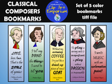 Classical Composers Bookmarks