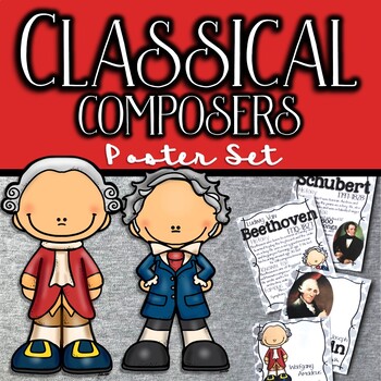 Preview of Classical Composers Poster Set