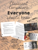 Classical Composers Every Student Should Know (Part 2) - M