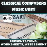 Classical Composers Music Unit!